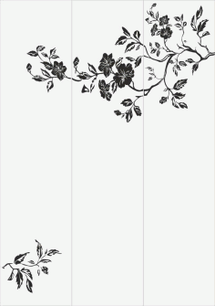 Nature Free Sandblast Pattern Laser Cutting CDR File