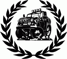 Offroad Vector Laser Cut CDR File