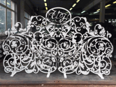 Openwork Wedding Screen Free CDR Vectors File