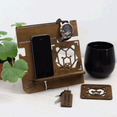 Organizer Phone stand Free Vector CDR File