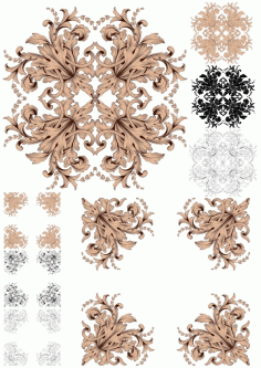 Ornament Vector Baroque Pack Free CDR Vectors File