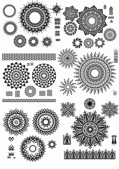 Ornamental Design Free CDR Vectors File