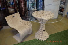 Parametric Table CNC Laser Cutting Free CDR Vectors File
