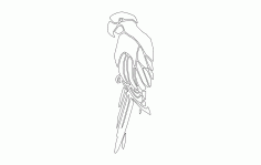 Parrot Free Dxf File For Cnc DXF Vectors File