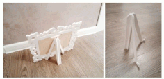 Photo Frame Pedestal Support DXF File