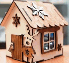 Piggy House for Laser Cut CDR File