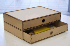 Plans for Laser Cut Box DXF File