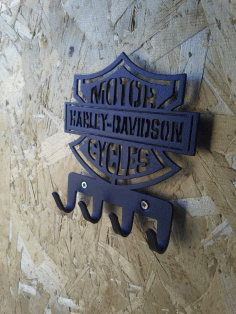 Plasma Cut Harley Davidson Hanger DXF File DXF File