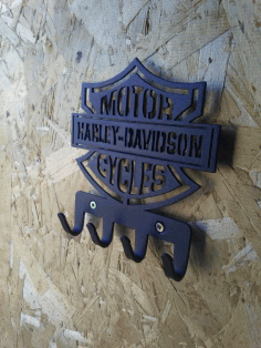 Plasma Cut Harley Davidson Hanger Free DXF Vectors File
