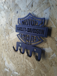 Plasma Cut Harley Davidson Hanger DXF File