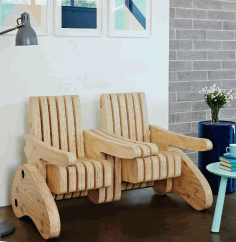 Plywood Multi Function Seat 2 Free CDR Vectors File