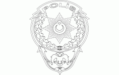 Polis Logo Free Vector DXF File