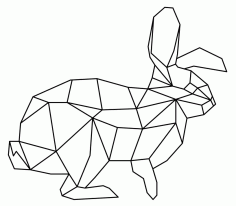 Polygonal Rabbit Jumping CDR File