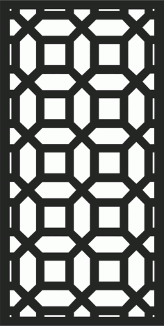 Profuse Grill Screen Panel DXF File