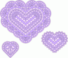 Purple Heart Vector Grill Sample CDR File