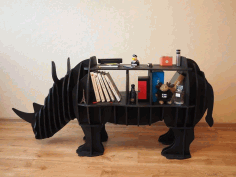 Rahino Organizer CNC Laser Cutting Free CDR Vectors File