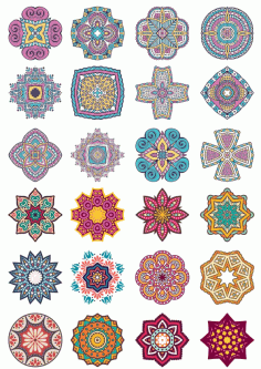 Rainbow Mandala CDR File