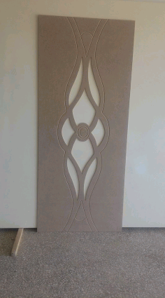 Room Door Design Laser Cut DXF File