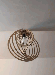Round Chandelier MDF Laser Cut DXF File