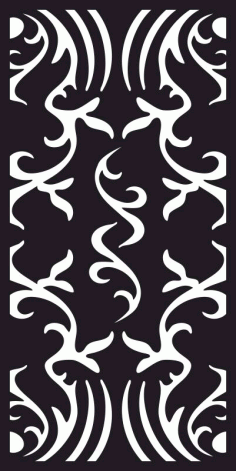 Royal Abstract Plasma Cutting Screen Panel Design CDR File