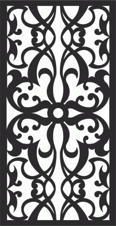 Royal Grill Screen Panel DXF File