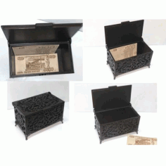 Royal Wooden Engraved Box Vectors Free Download CDR File
