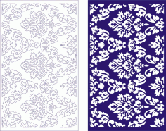 Sabiya Design Decorative Panel Laser Cut CDR File