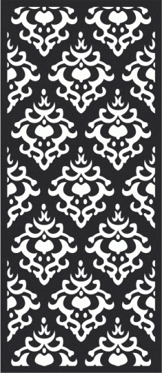 Sabya Victorian Seamless Vertical Banner Free CDR File