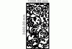 Seamless Design Panel DXF File