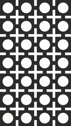 Seamless Square Circle Pattern Vector Free CDR Vectors File