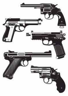 Set of Broad Gun Template CDR File