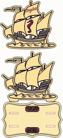 Ship Sailor Silhouette CDR Vectors File