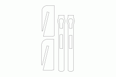 Sign Clips Free DXF Vectors File