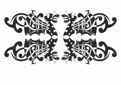 Silhouette Dragon Vector Art Free CDR Vectors File