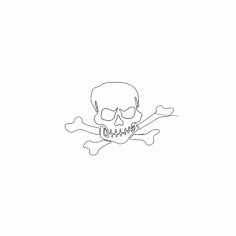 Skull Horror DXF File