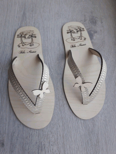 Slipper Laser Cut Free CDR File