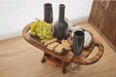 Small Wooden Table Vector Free CDR File