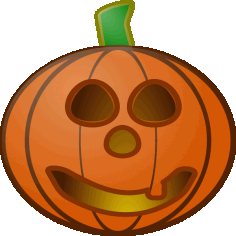Smiling Pumpkin Vector SVG File