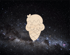 Smiling Wooden Icecream CDR Vectors File