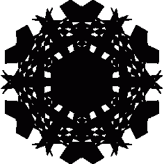 Snowflake Generator Vector SVG File