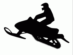 Snowmobile Free Dxf For Cnc DXF Vectors File