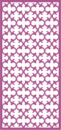 Spiral Living Room Separator CDR File