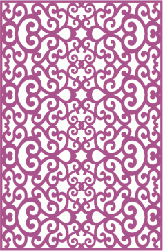 Square Screen Panel Design CDR File