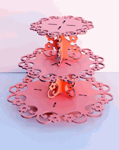 Stand for Cake Laser Cut DXF File