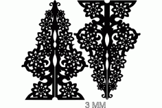 Stand Tree Laser Cut DXF File