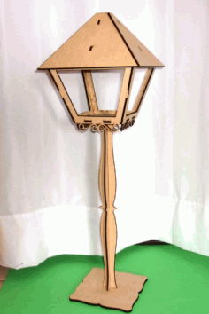 Street Lantern Night Light Lamp Laser Cut CDR File