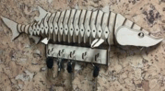 Sturgeon Keyhole for Laser Cut CNC CDR File