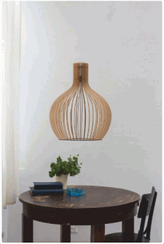 Stylish Lamp 3d Puzzle Plan Free CDR Vectors File
