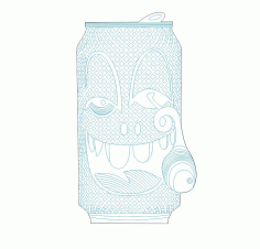 Svetilnik Banka Laser Cut CDR File