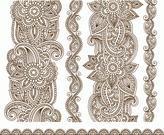 Swrill Hina Seamless Panel CDR File